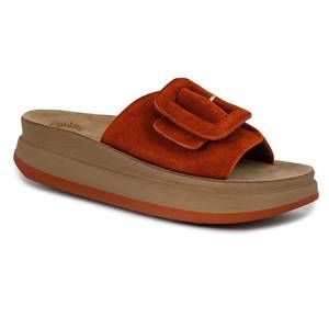 NEW FANTASY SANDALS women's vasileia sandals in mandarin vino